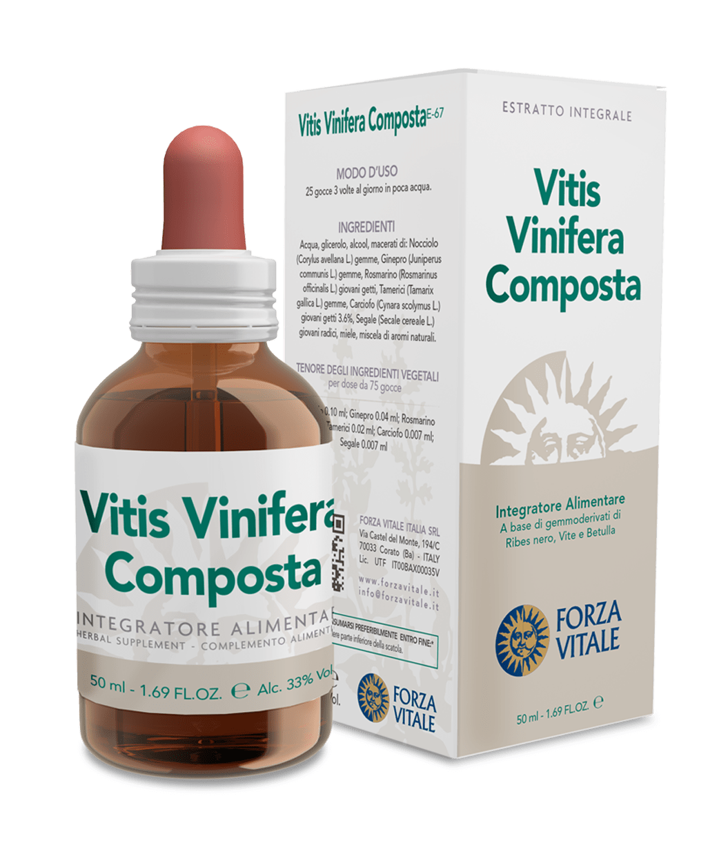 Forza Vitale Vitis Vinifera Composta - 50ml   