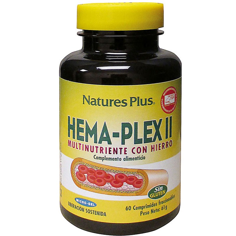 Natures Plus Hema-Plex II - 90 comprimidos