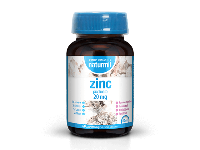 Zinc 20mg - 60 Comprimidos                                                                                 