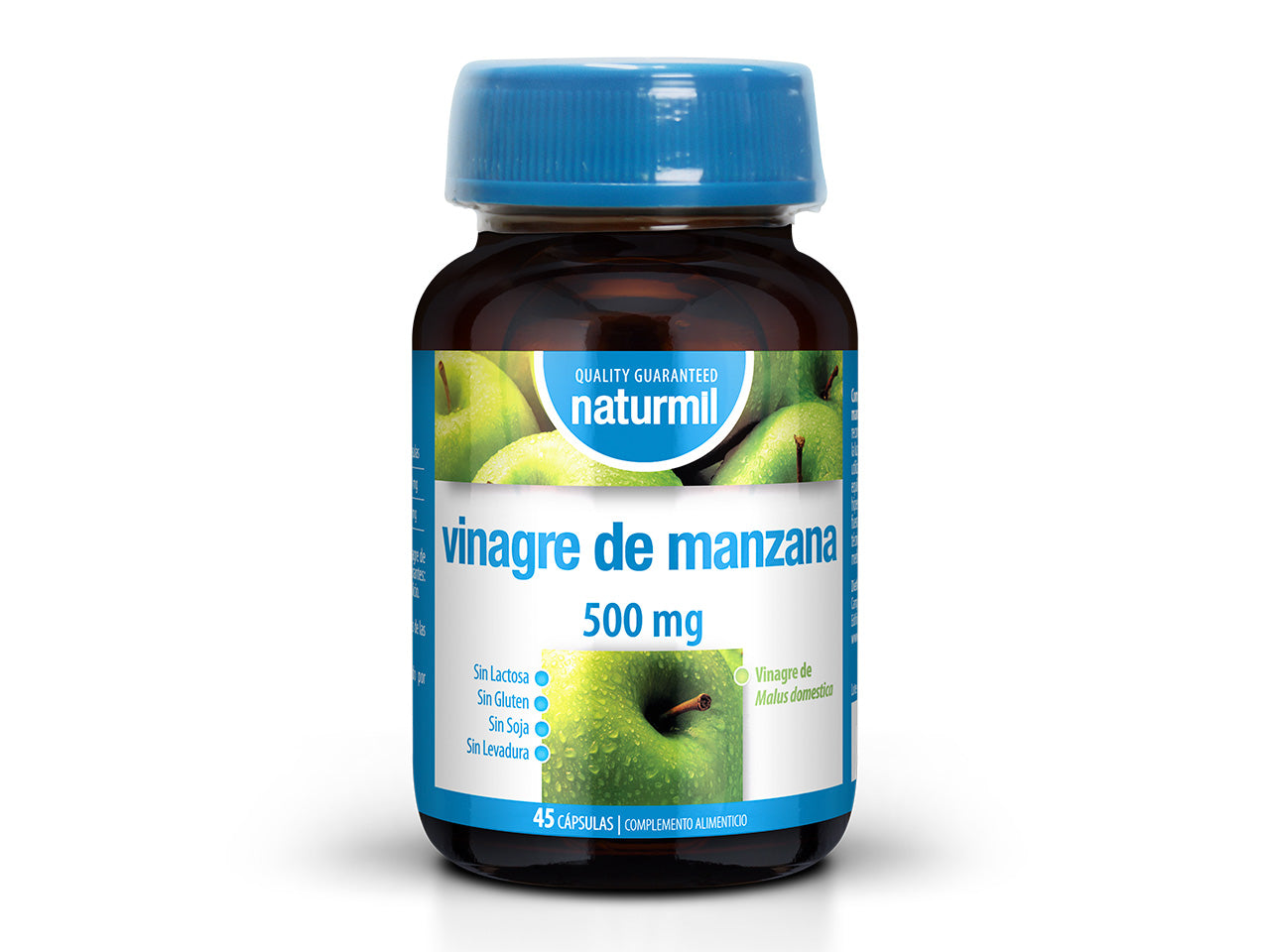 Sidra Vinagre de Manzana 500mg - 45 Cápsulas                                                             