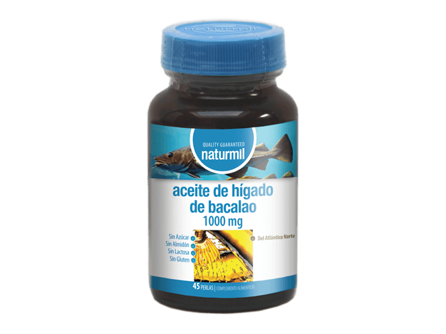 Aceite de Higado de Bacalao 1000mg - 45 Perlas                                                         