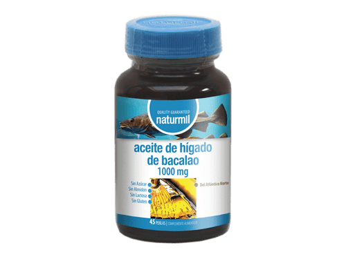 Aceite de Higado de Bacalao 1000mg - 45 Perlas                                                         