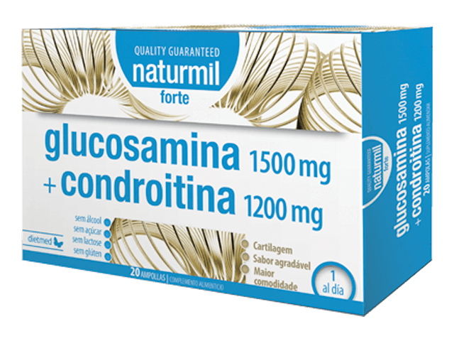 Glucosamina 1500mg Condroitina 1200mg Forte - Ampollas 20x15ml                                               