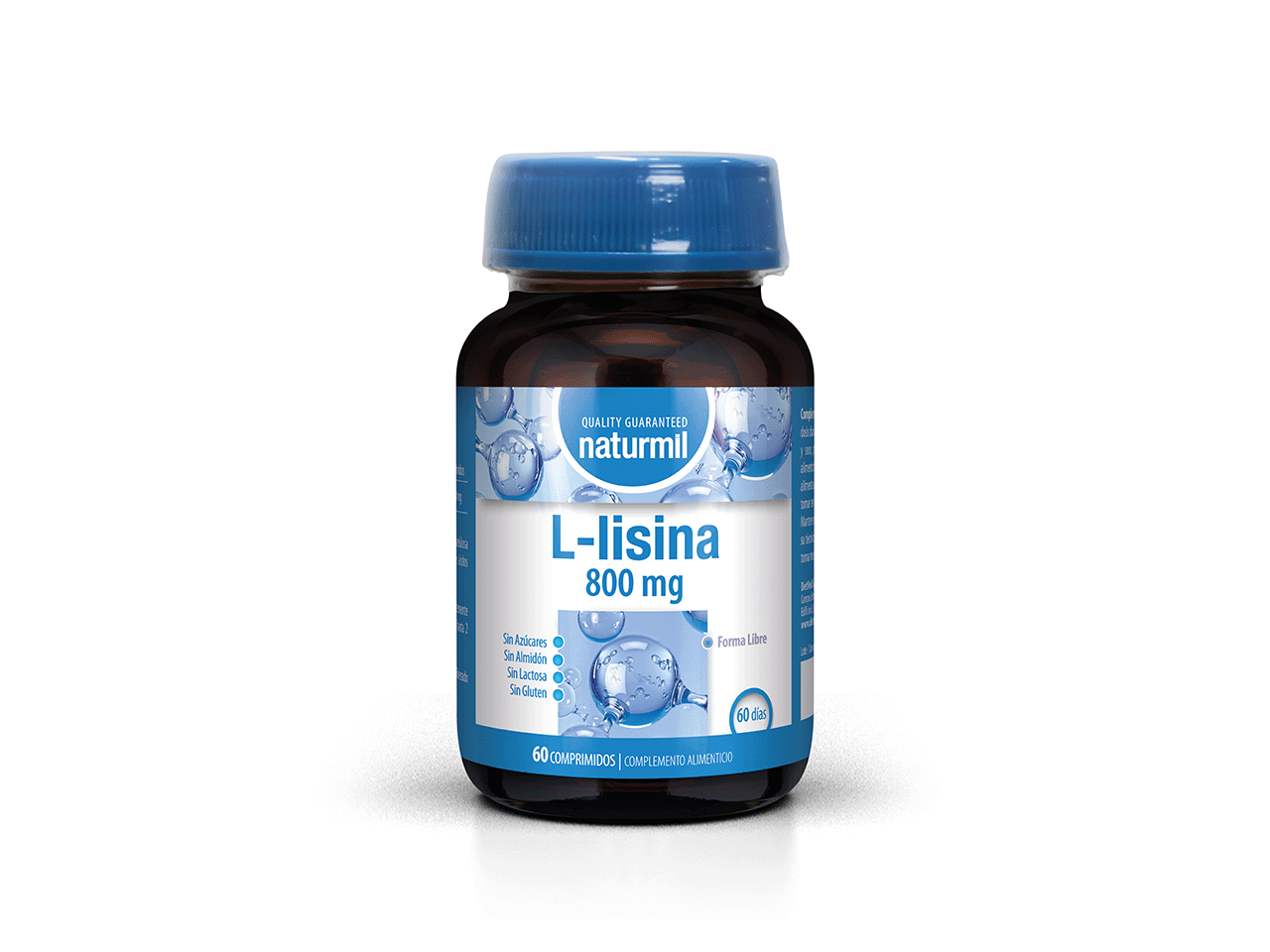 L Lisina 800mg - 60 Comprimidos                                                                            