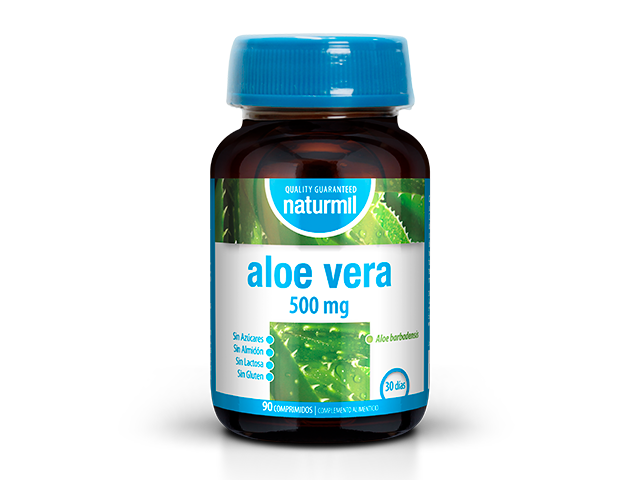 Aloe Vera 500mg - 90 Comprimidos                                                                           