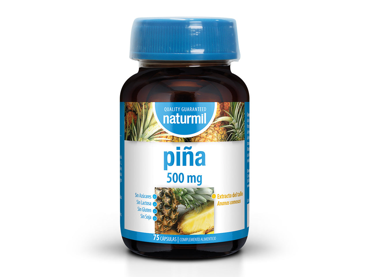 Piña 500mg - 75 Cápsulas                                                                                 
