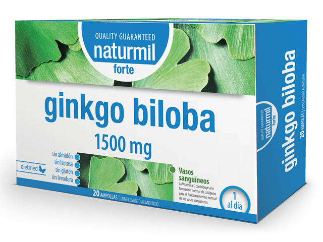 Ginkgo Biloba Forte 1500mg - Ampollas 20x15ml                                                                