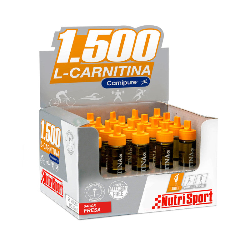 L Carnitina 1500 (20 Viales) Fresa                                                                  