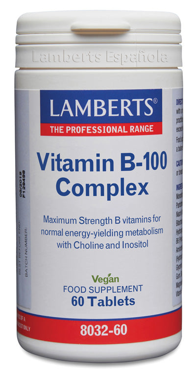Complejo de Vitaminas B100 - 60 Tabletas