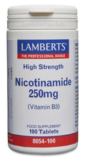 Nicotinamida 250 mg - 100 Tabletas