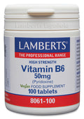 Vitamina B6 50 mg - 100 Tabletas