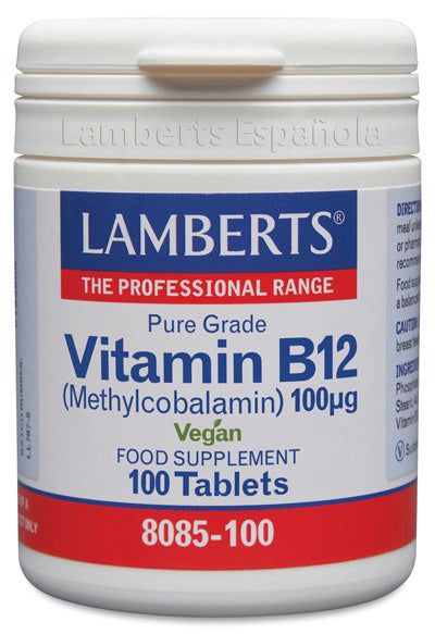 Vitamina B12 100 ug - 100 Tabletas