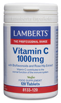 Vitamina C 1000 mg +  Bioflavonoides y Escaramujo - 120 Tabletas
