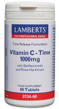 Vitamina C 1000 mg + Bioflavonoides Time Release - 60 Tabletas