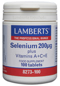 Selenio 200 ug con Vitaminas A+C+E - 100 Tabletas