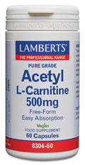 L-Acetil Carnitina HCl 500 mg - 60 Cápsulas