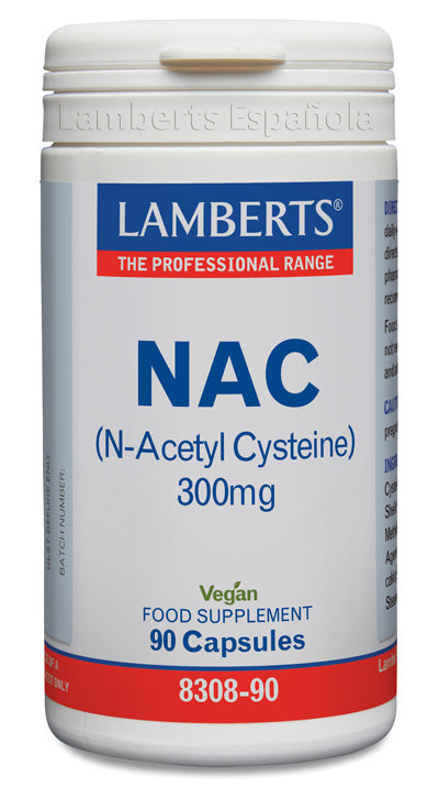 NAC (N-Acetil Cisteína) 300 mg - 90 Cápsulas