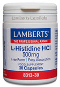 L-Histidina HCl 500 mg - 30 Cápsulas
