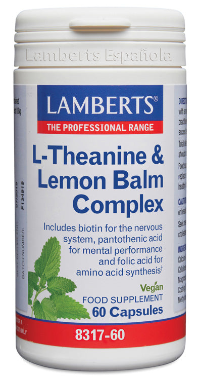 Complejo de Teanina y Bálsamo de Limón - 60 Cápsulas