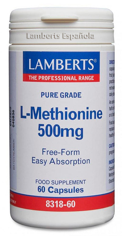 L-Metionina 500 mg - 60 Cápsulas