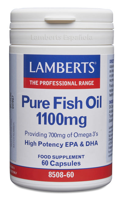 Aceite de Pescado Puro 1100 mg - 60 Cápsulas