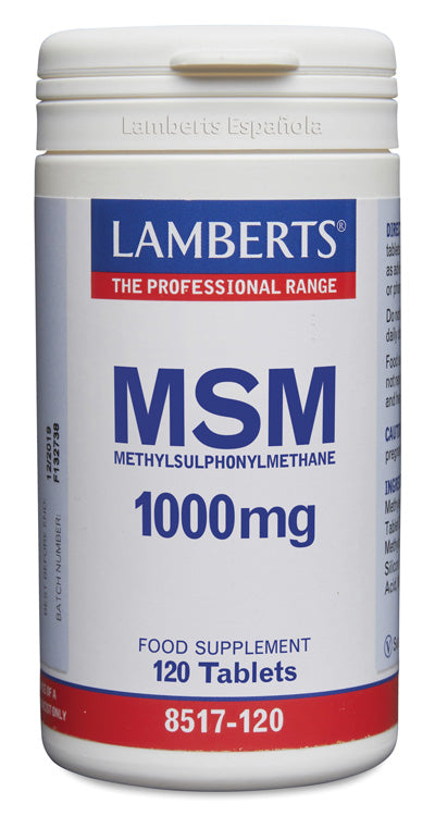 MSM 1000 mg - 120 Tabletas