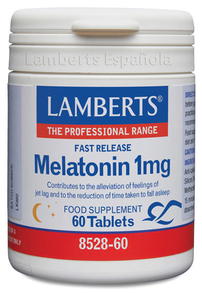 Melatonina 1 mg Liberación Rápida - 60 Tabletas 