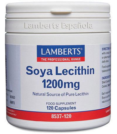 Lecitina de Soja 1200 mg - 120 Cápsulas
