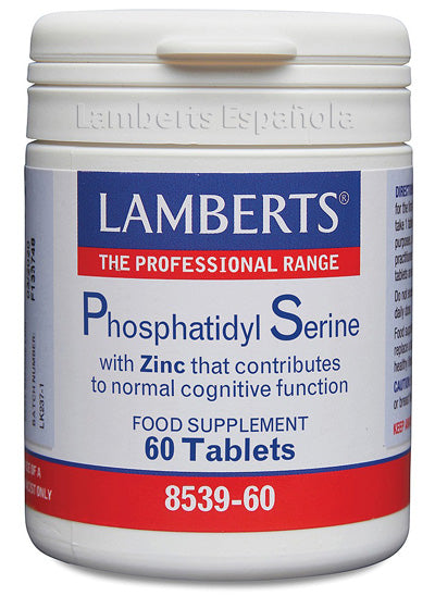 Fosfatidil Serina 100 mg con Zinc 5 mg - 60 Tabletas