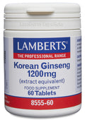 Ginseng Coreano 1200 mg - 60 Tabletas