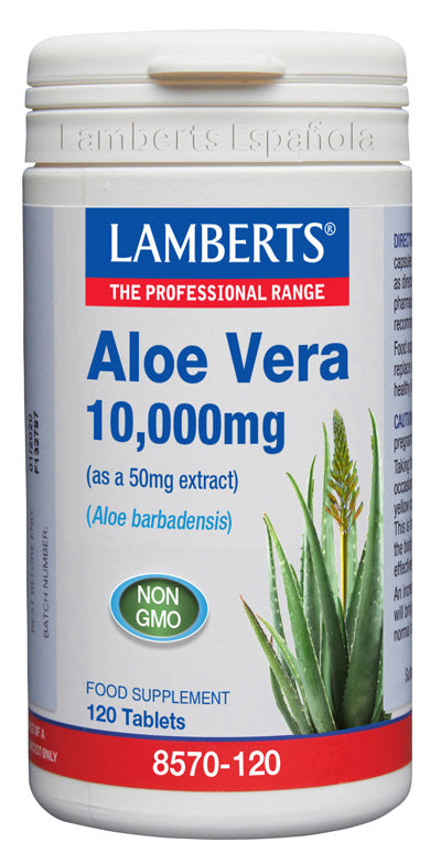 Aloe Vera 10000 mg - 120 Tabletas 