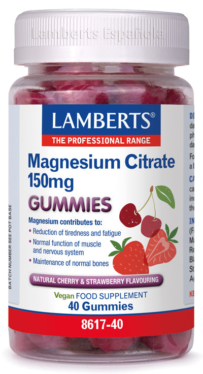 Citrato de Magnesio - 40 Gummies