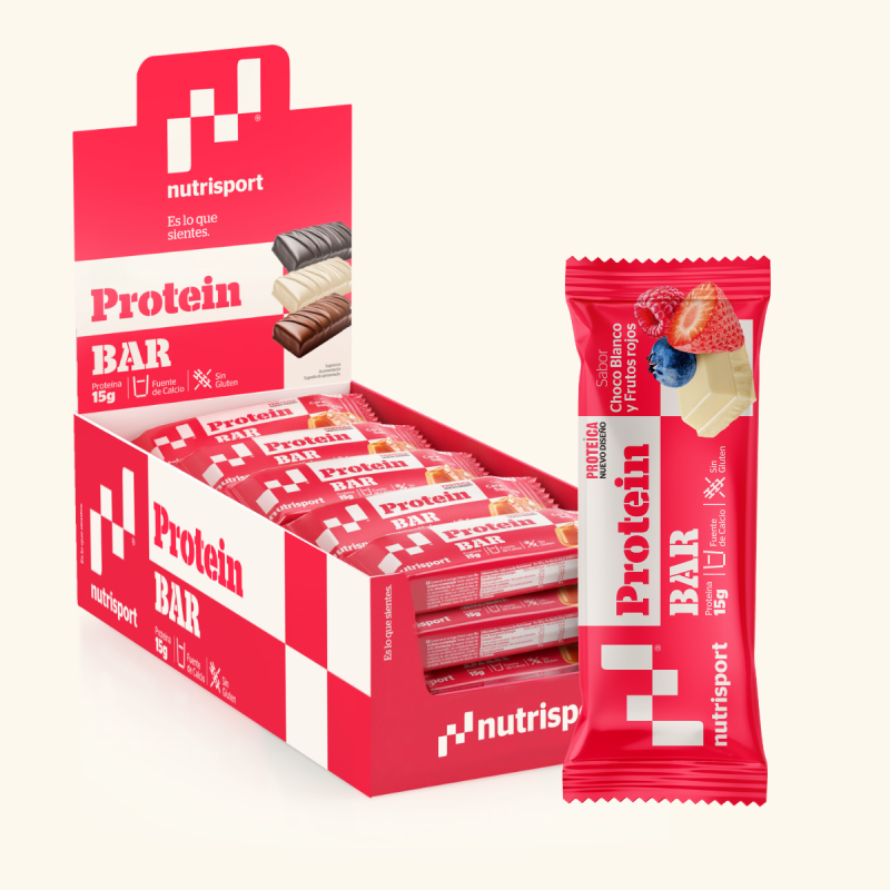 Barritas Proteica (24 Barritas) Chocolate Blanco Red Berries                                                   