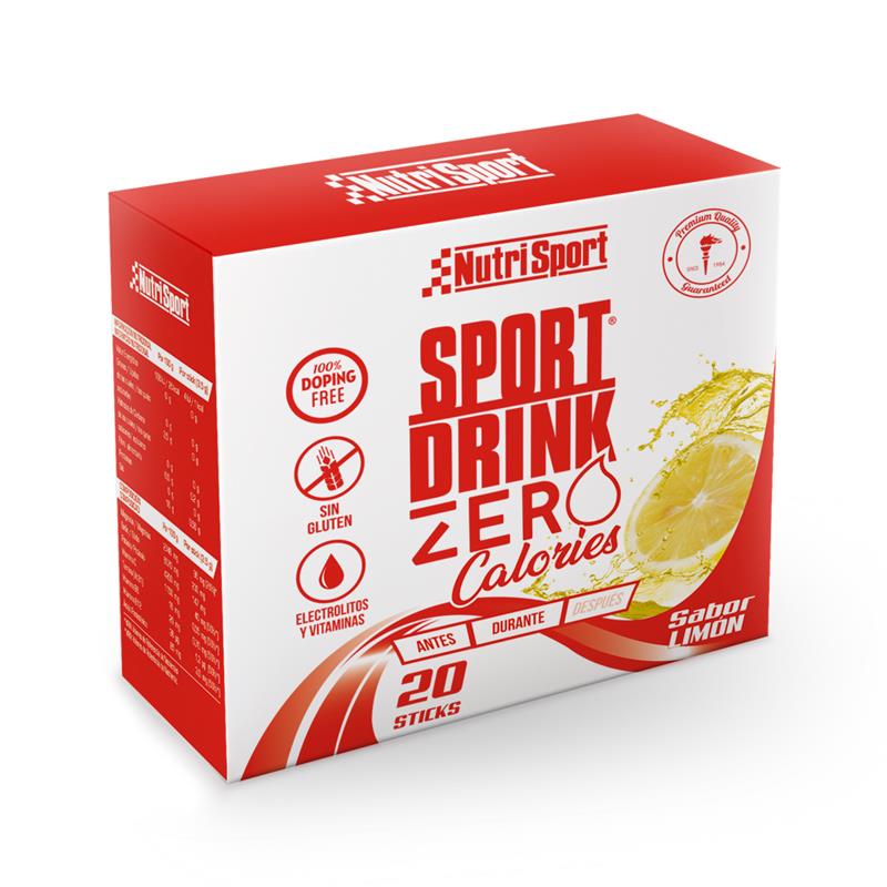 Sport Drink Zero Calorias - 20 Sticks Limon                                                         