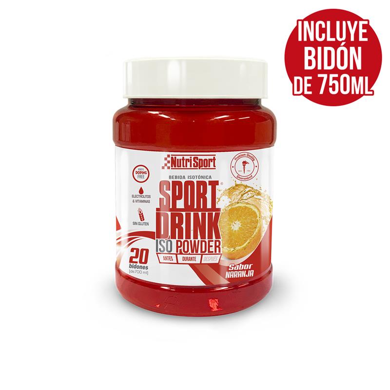 Sport Drink Iso Powder (1020g 20 Bidones) Naranja                                                   
